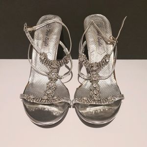 Lady's ankle strap heel